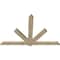 Ekena Millwork Kennewick Rough Sawn Timber Gable Bracket, Douglas Fir, 84"W x 56"H x 2"D x 6"F, 16/12 Pitch GBW084X56X0206KEN00RDF - alternate 3